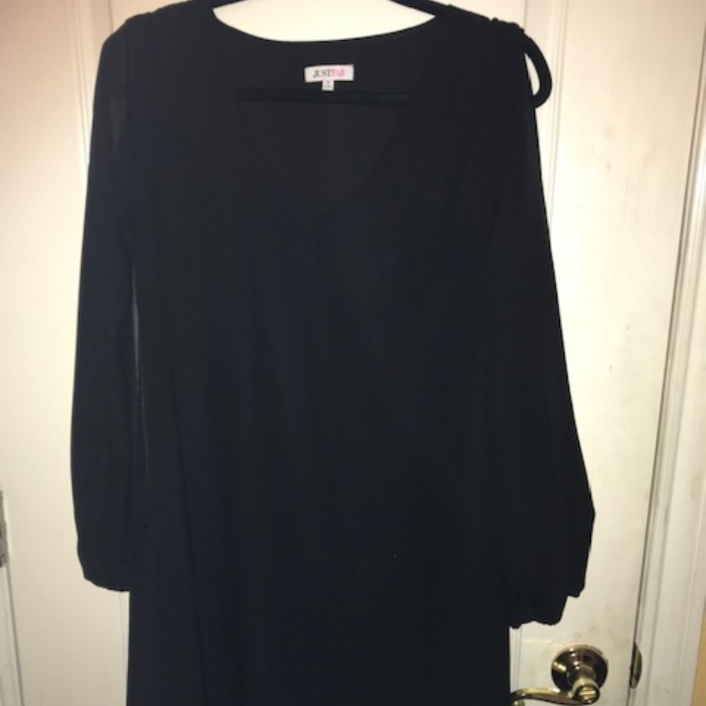 Just Fab Black Dress - Medium